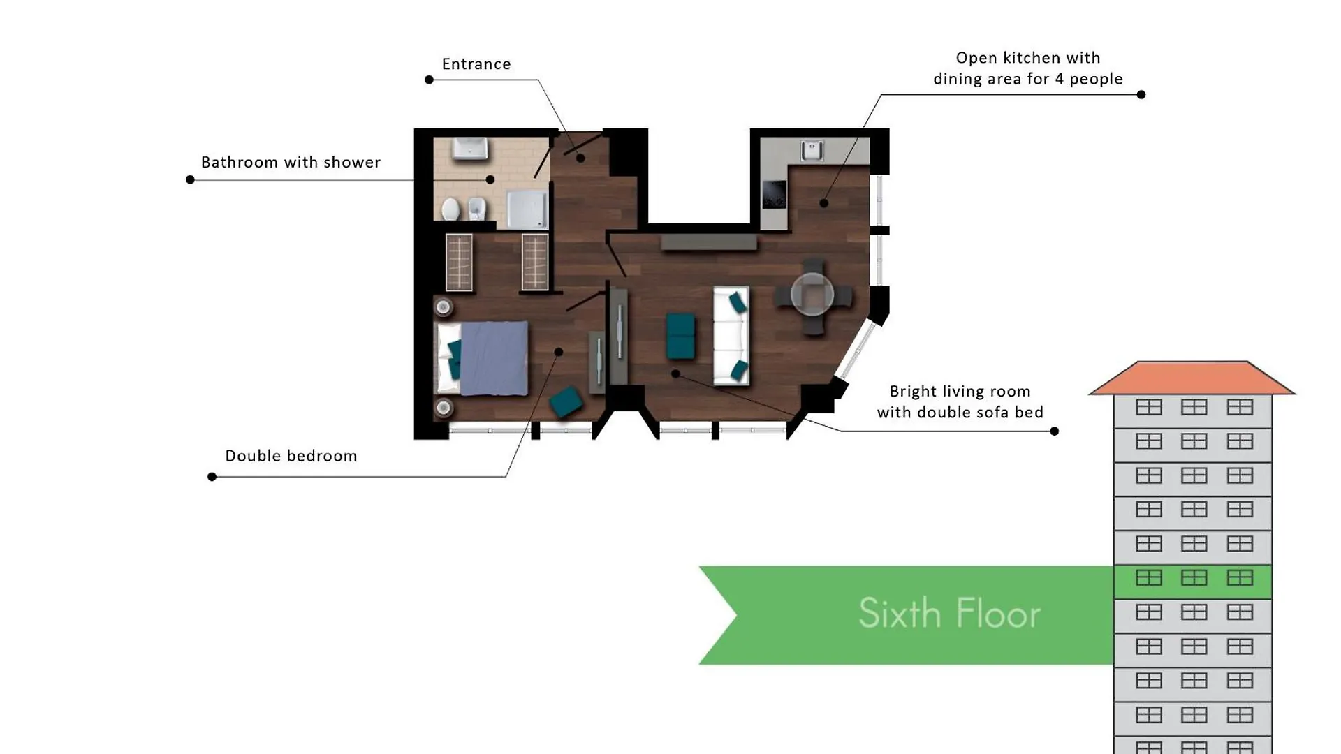 Apartment San Babila Central Tower With Panoramic Terrace Overlooking Duomo By Rentopolis Milan