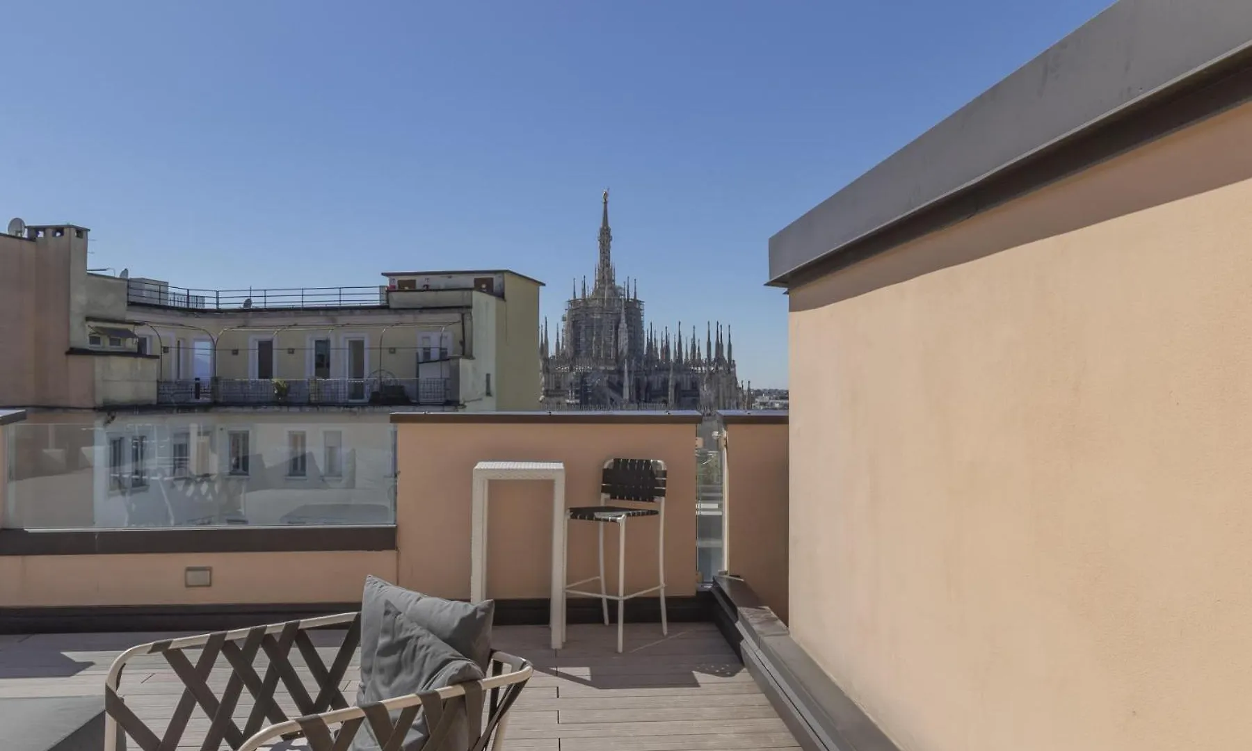 Apartment San Babila Central Tower With Panoramic Terrace Overlooking Duomo By Rentopolis Milan Italy
